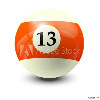 Bild på billiard ball 13